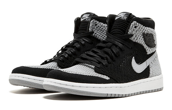 Кроссовки 1 ретро высокие og Flyknit Air Jordan, черный — фото 3