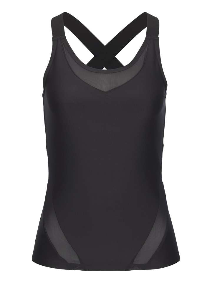 

LASCANA ACTIVE Черный спортивный топ