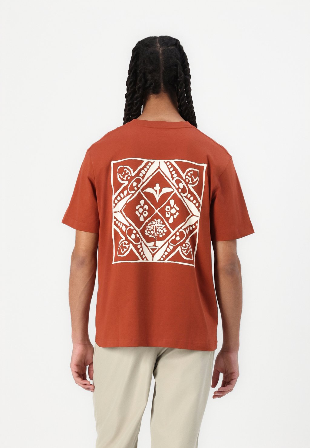 

Футболка с принтом JORPAROS EASTER SKETCH TEE CREW NECK Jack & Jones, винно-красный