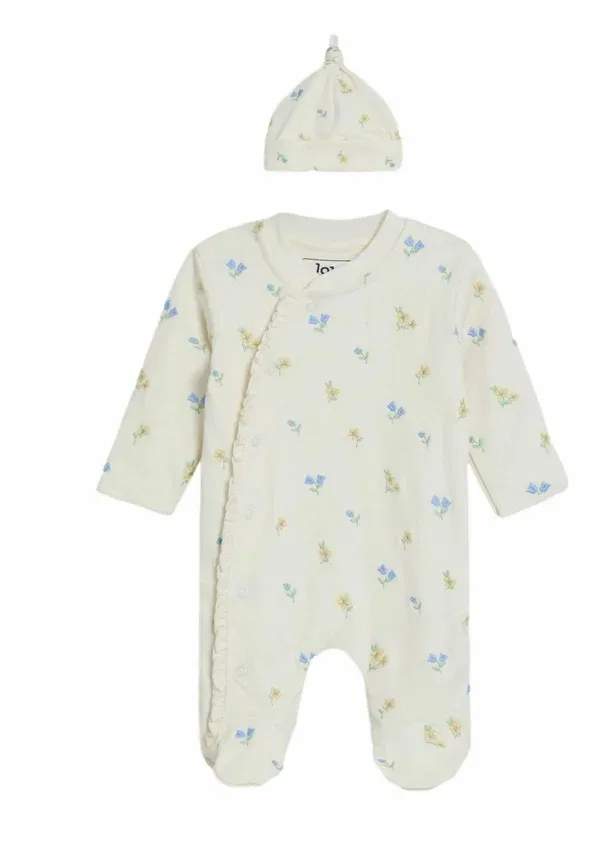 Пижама Regular fit с вышивкой Jojo Maman Bébé, кремовый