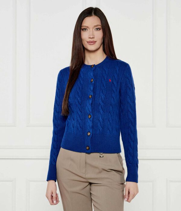 

Шерстяной кардиган Regular fit Polo Ralph Lauren, синий