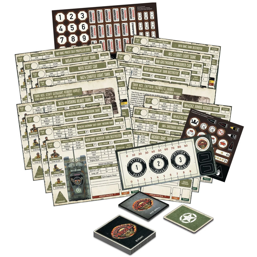 

Миниатюра Warlord Games Achtung Panzer! US Card Bundle