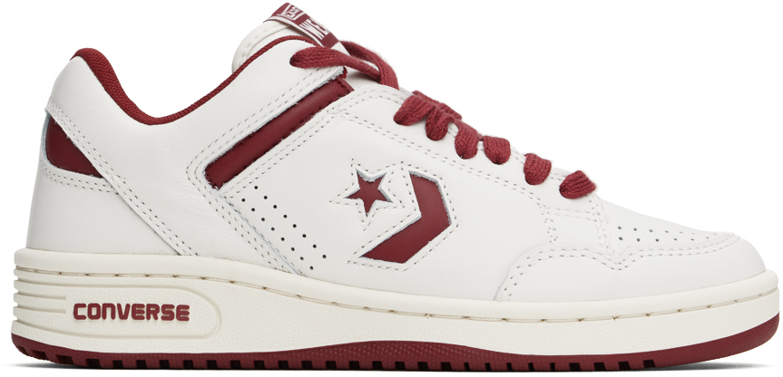 

Бело-красные кроссовки Weapon Converse