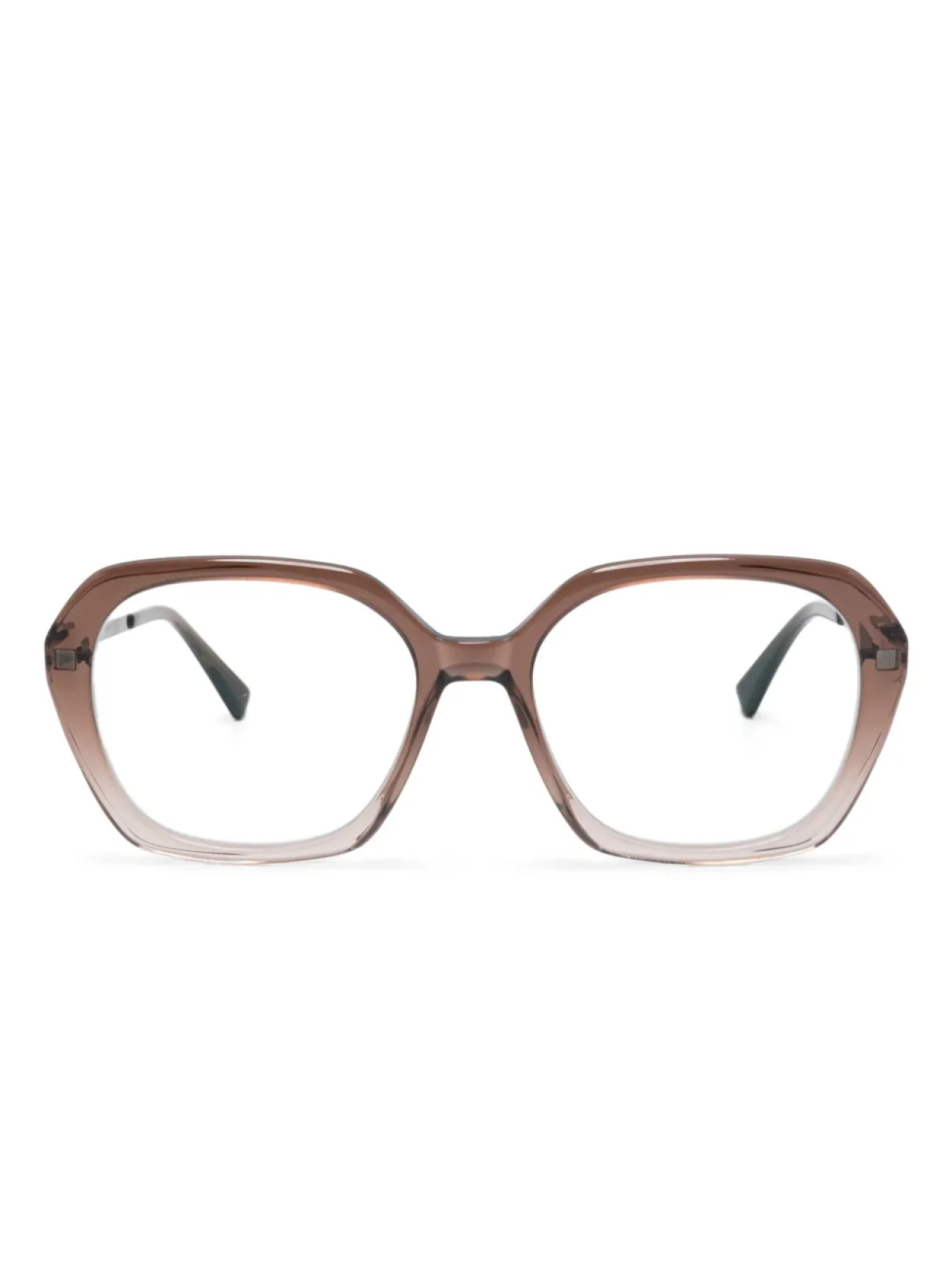 

Mykita очки в квадратной оправе, коричневый
