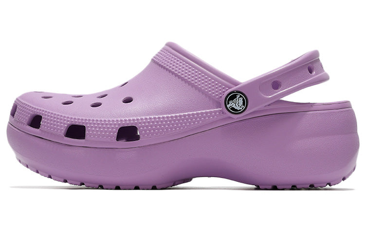 Сандалии (WMNS) Crocs Classic clouds Retro Beach Shoe Purple, фиолетовый — фото 2