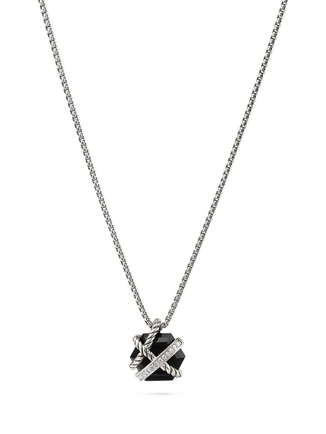 

Колье Cable Wrap с подвеской David Yurman, серебряный