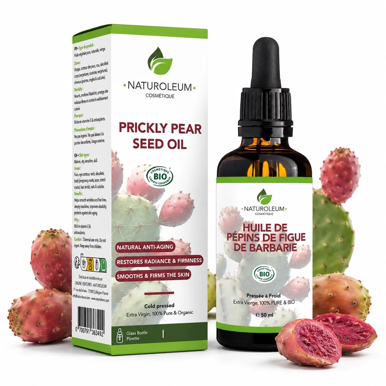 Органическое масло семян опунции 50 мл Naturoleum, 2-Prickly Pear Oil