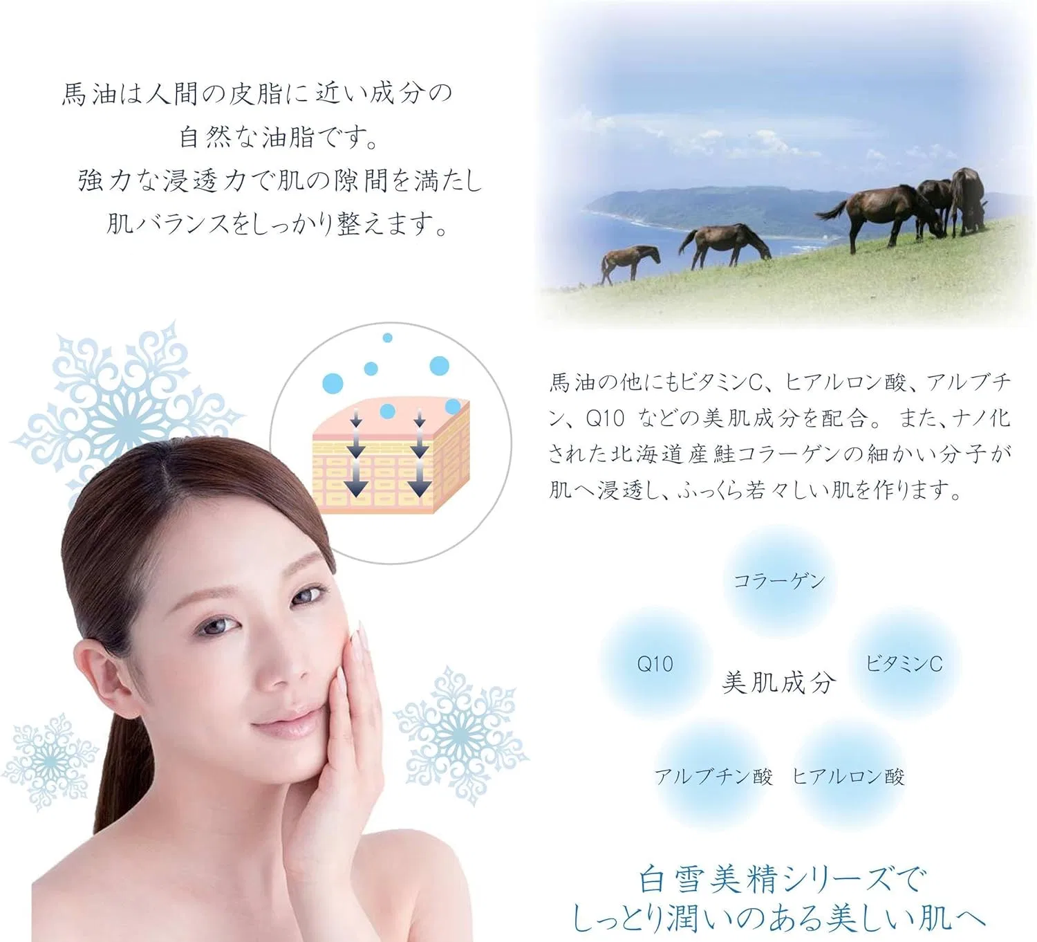 Сыворотка — Увлажняющая White Snow Beauty, по , без коробки, индивидуальная упаковка, 25 г