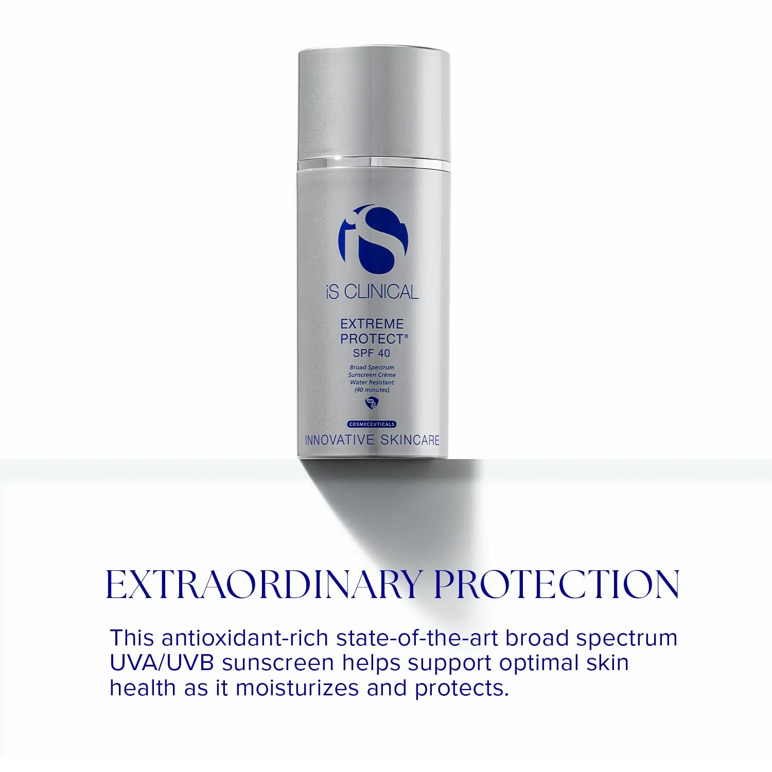 iS CLINICAL Extreme Protect SPF 40, тонирующий солнцезащитный крем; ежедневный увлажняющий крем для лица с SPF; увлажняющий солнцезащитный крем., Medium to dark brown, opaque cream — фото 4