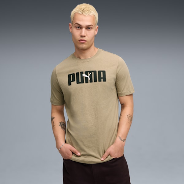 

Мужская футболка Puma Essentials Logo Lab, бежевый