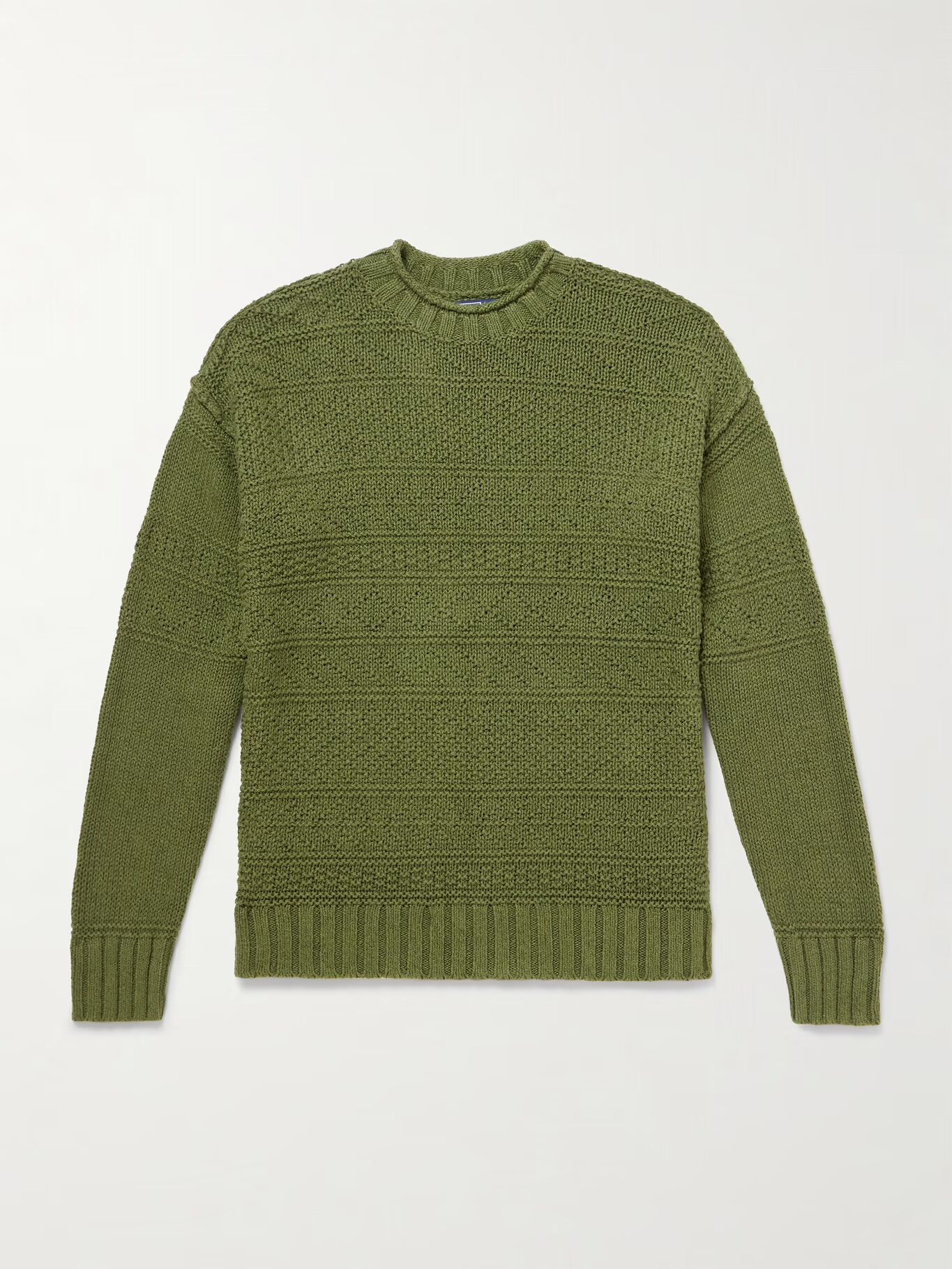 

Свитер из смеси льна и хлопка POLO RALPH LAUREN, зеленый