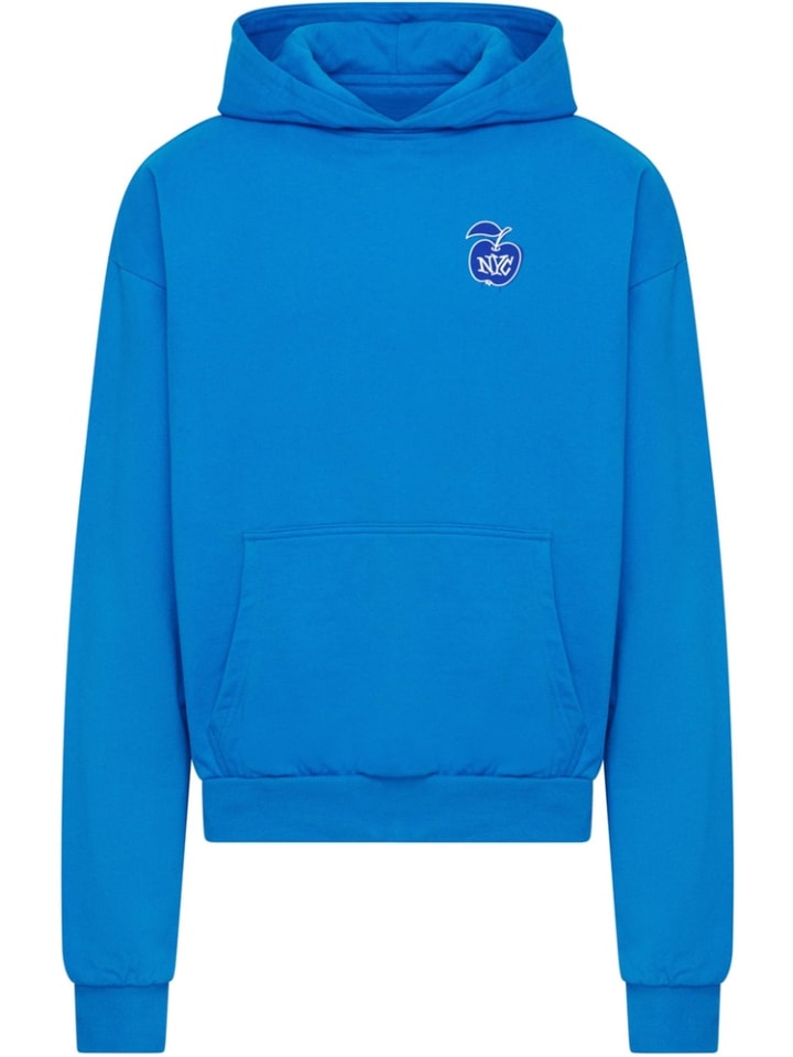 

Худи "Big Apple Nyc Ultra Heavy Cotton Box Hoody" синего цвета Mister Tee