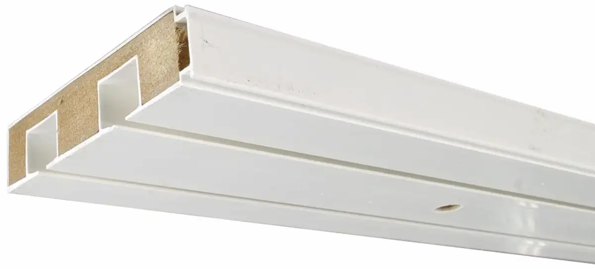 

Карниз для штор Liedeco, 2 направляющих, фиксированного размера 210 см, белый