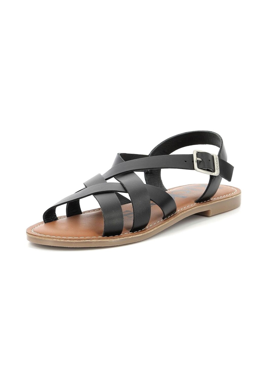 

Кожаные сандалии KicKers, черный