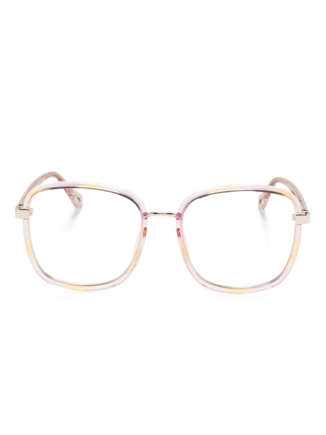 

Chloé Eyewear очки в квадратной оправе, золотой