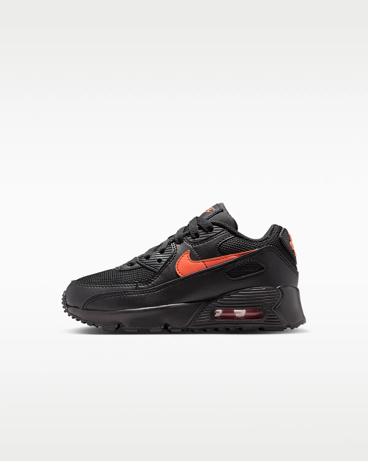Кроссовки Nike Air Max 90 для малышей, Black/Turf Orange