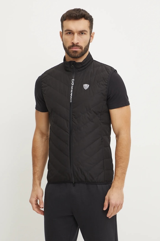 

Пуховый жилет Ea7 Emporio Armani, черный