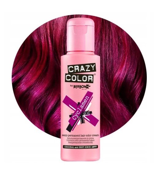 

Крем-краска для волос CRAZY COLOR № 41 - Цикламен - 100 мл