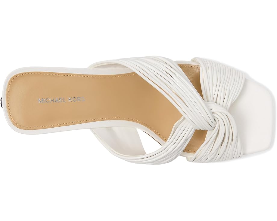 Туфли MICHAEL Michael Kors Alessia Mule Sandal, цвет Optic White — фото 2
