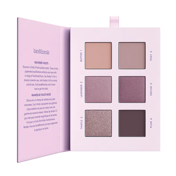 

Веганская палитра теней для век Mineralist Eyeshadow Palette Bareminerals, цвет heathered