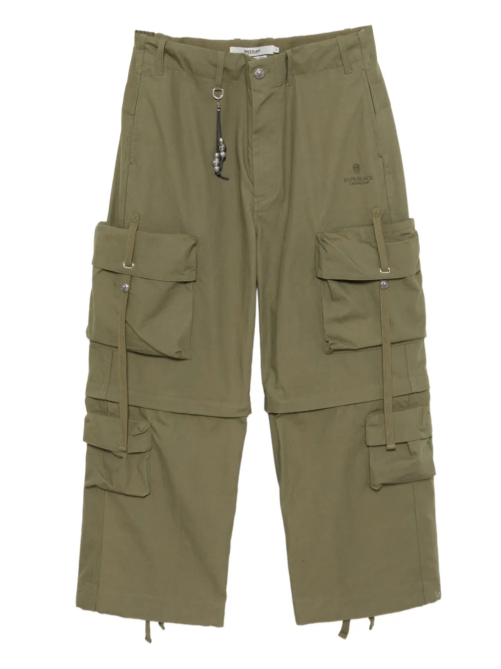 

Брюки карго широкого кроя BAPE BLACK *A BATHING APE, зеленый