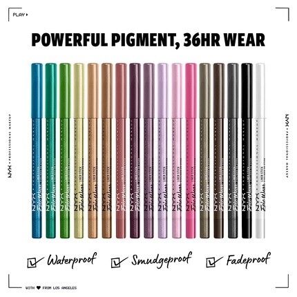 Epic Wear Liner Stick Стойкая подводка для глаз Бирюзовый шторм, Nyx Professional Makeup — фото 2
