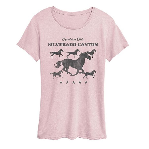 

Женская футболка с принтом Equestrian Club Silverado Canyon Licensed Character, Heather Pink, Оранжевый, Женская футболка с принтом Equestrian Club Silverado Canyon Licensed Character, Heather Pink