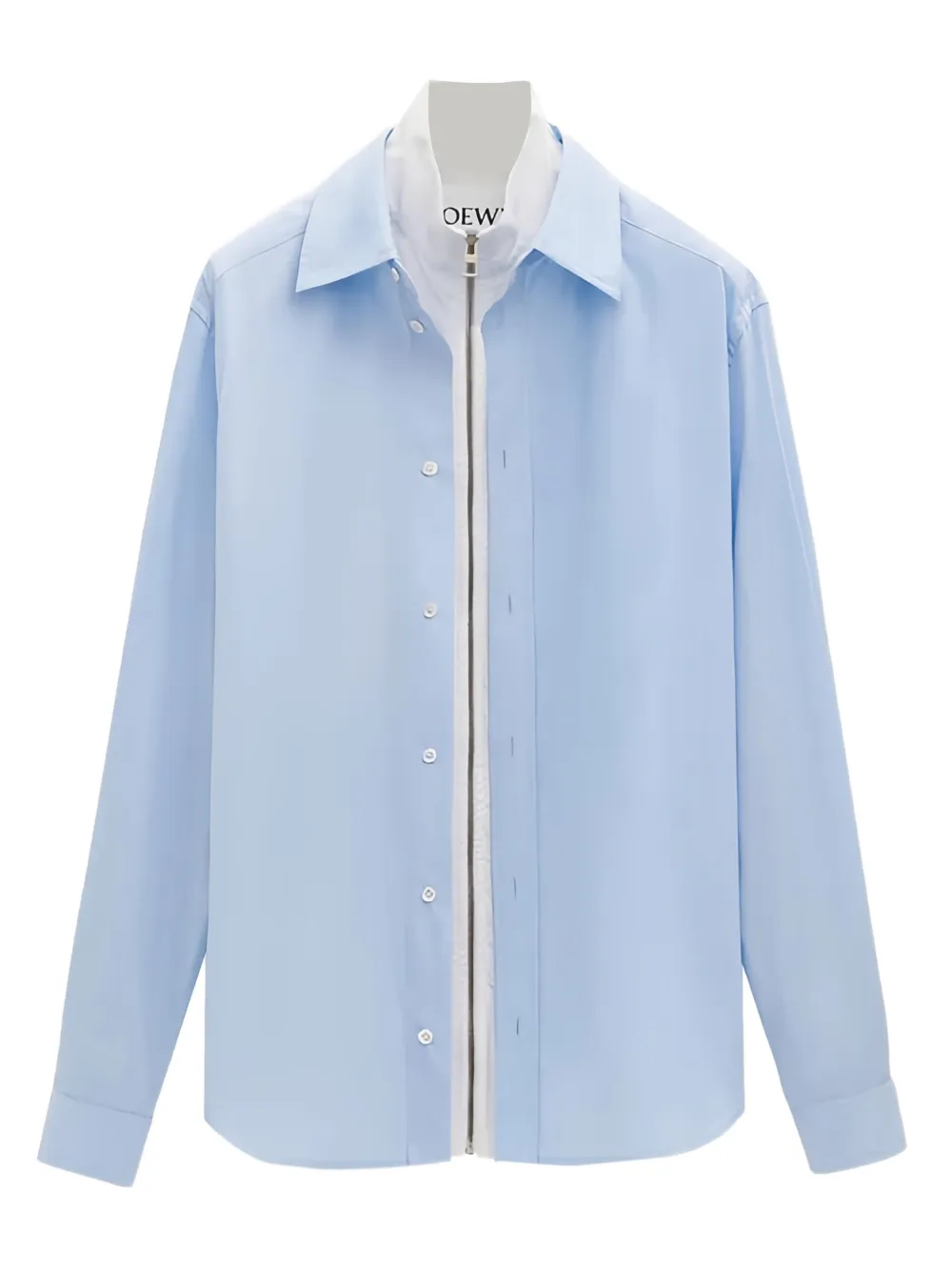 

Рубашка на молнии Loewe, синий