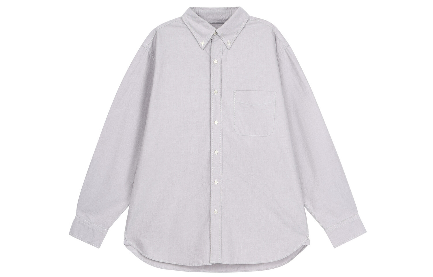 

Рубашка мужская свинцово-серая Uniqlo, серый