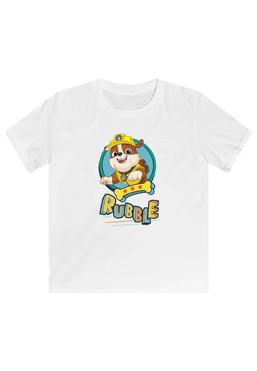 

Футболка F4NT4STIC "Paw Patrol Rubble", детский унисекс, товары премиум-класса, для мальчиков, девочек, с принтом, белый