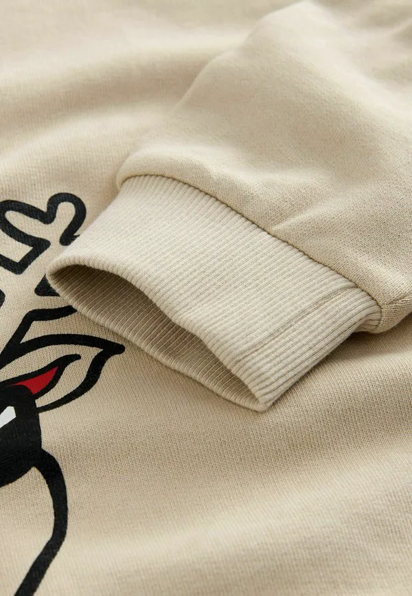 Рождественская толстовка с изображением команды Next, Beige — фото 3