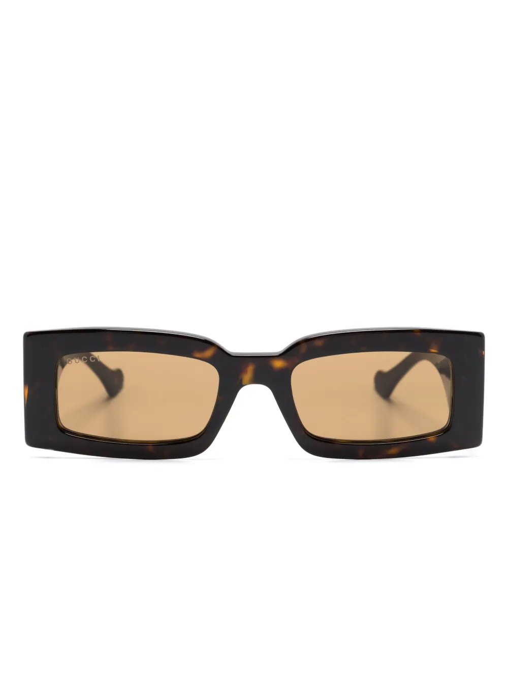 

Солнцезащитные очки в прямоугольной оправе с логотипом Gucci Eyewear, черный