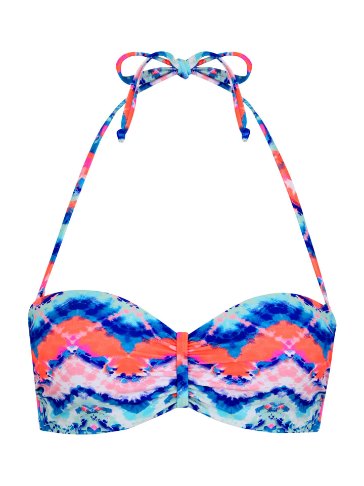 

Верх бикини Venice Beach Bandeau-Bikini-Top, цвет blau-orange