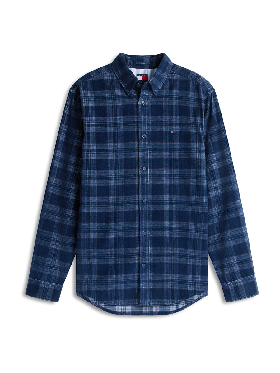 

Рубашка на пуговицах Comfort fit Tommy Jeans, светло-синий/темно-синий