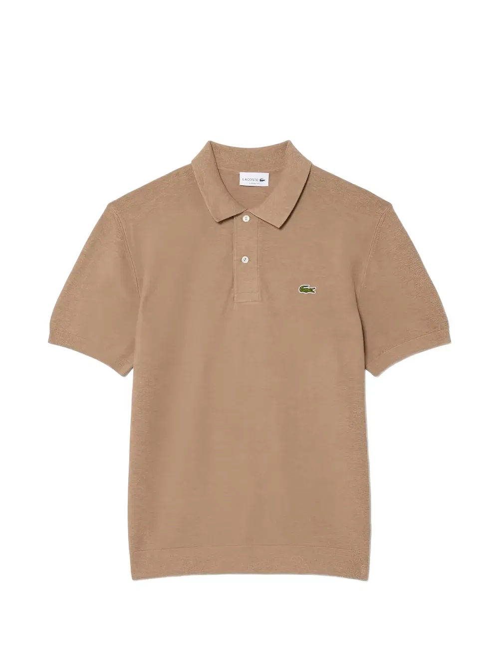 Хлопковая рубашка поло Lacoste, нейтральный