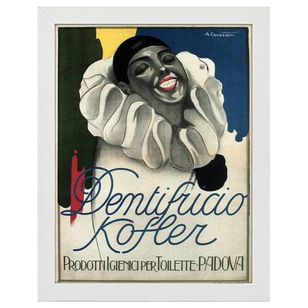 

Рамка для фотографий LegendArte Poster Dentifricio Kofler, белый