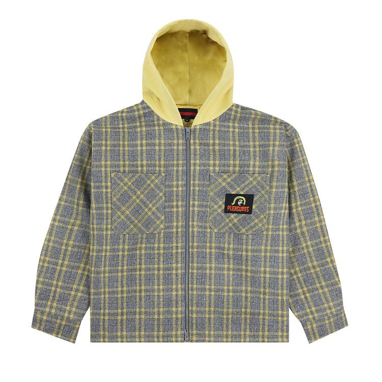 

Толстовка Pleasures Wolf Hooded Overshirt, Grey