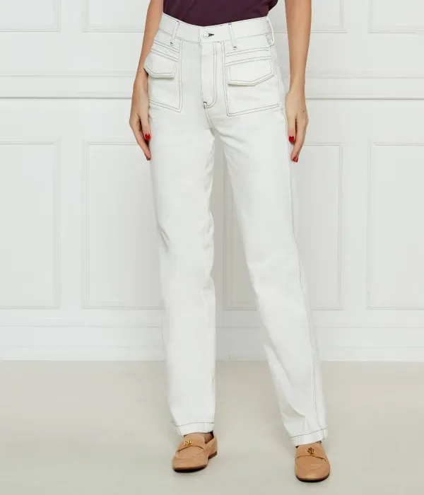 Джинсы relaxed fit Tommy Hilfiger, экрю