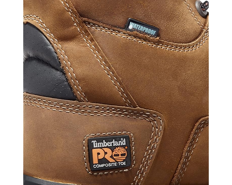 Мужские ботинки Timberland PRO Boondock с водонепроницаемой мембраной, коричневый — фото 4