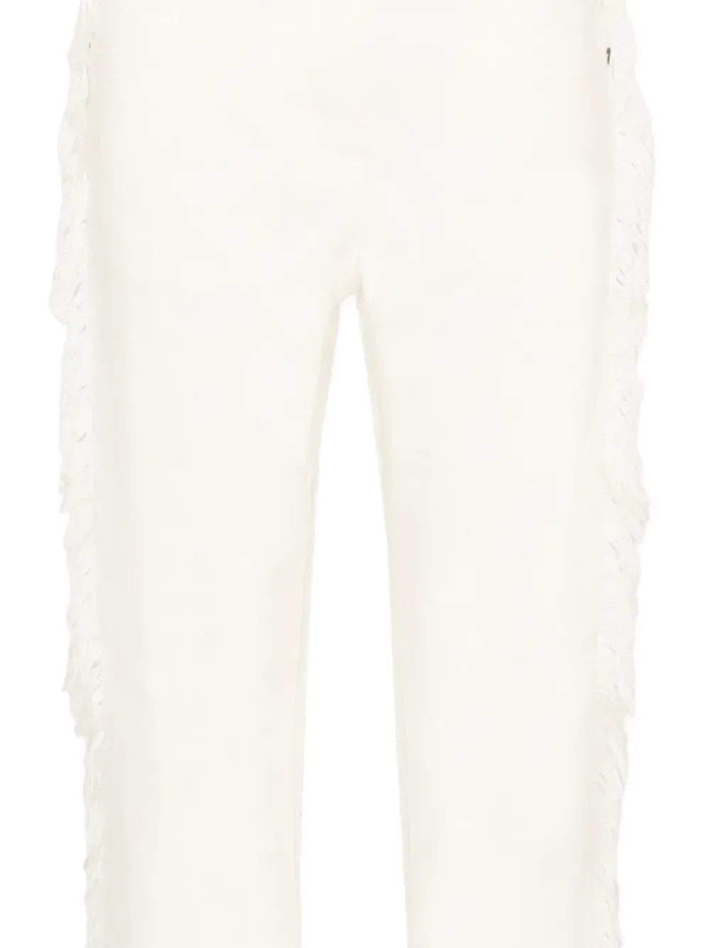 Джинсы с бахромой Stella McCartney Kids, белый — фото 4