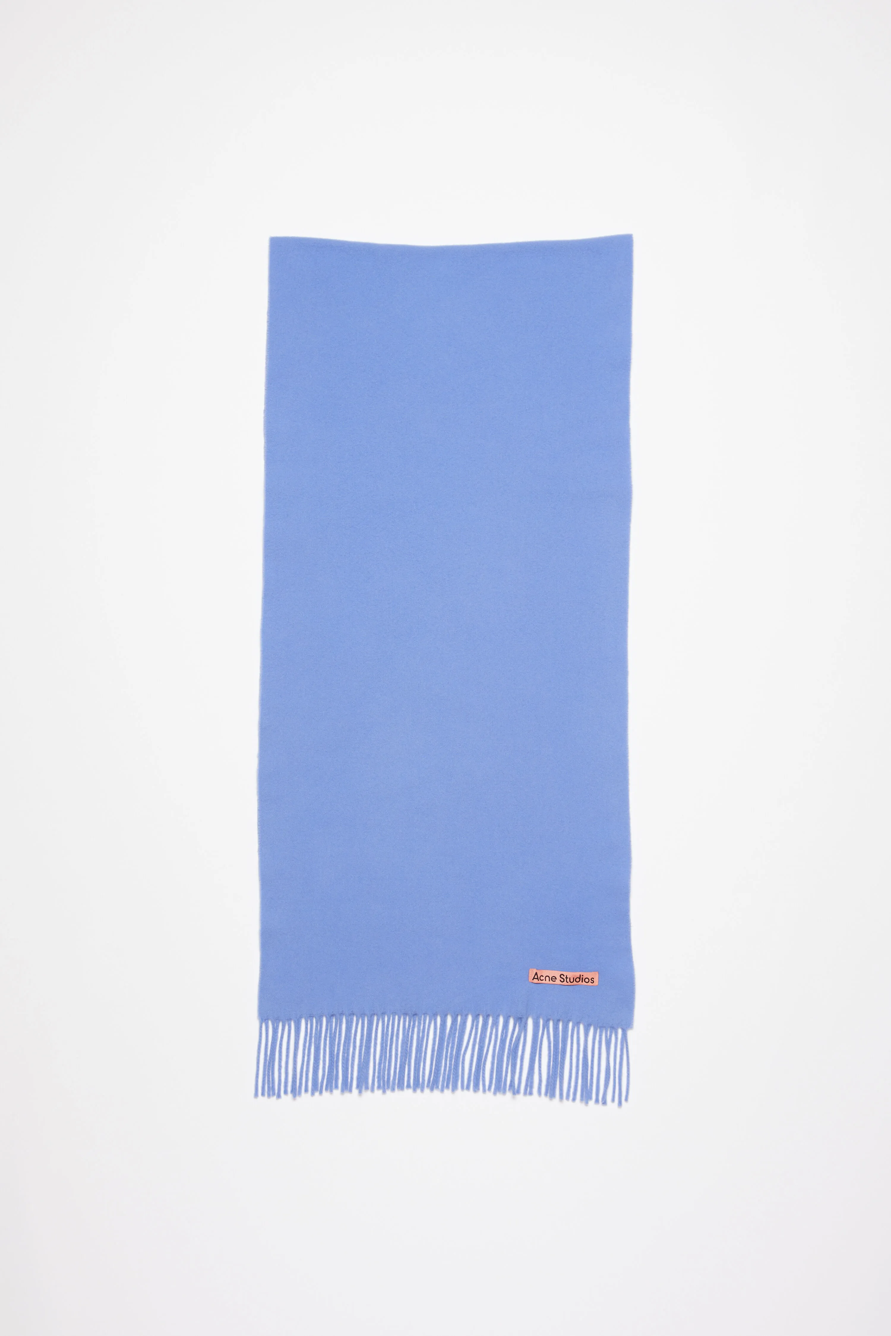 

Шерстяной шарф с бахромой - узкий Acne Studios, Sweet blue