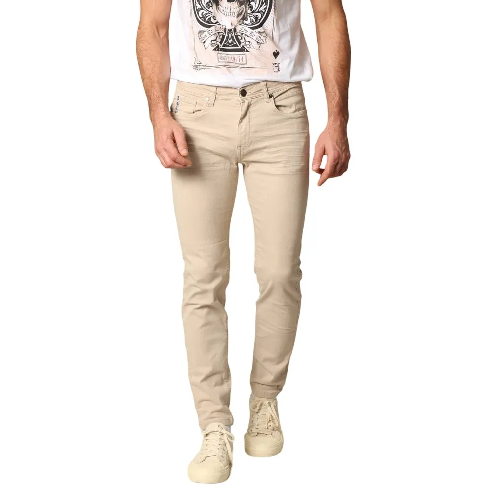 

Джинсы Deeluxe Carlos Slim Fit, бежевый