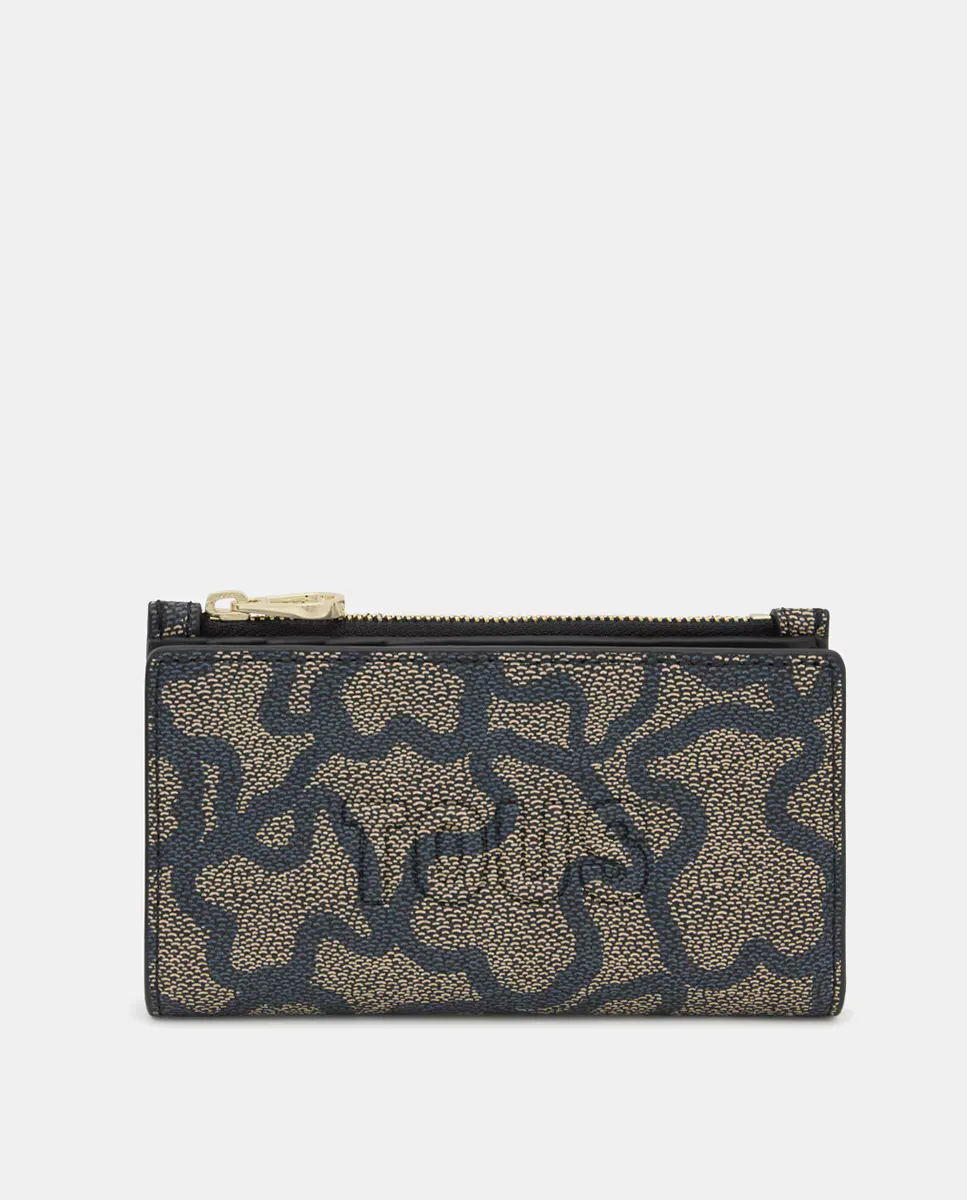 

Черный кошелек S Flat kaos Icon от Tous