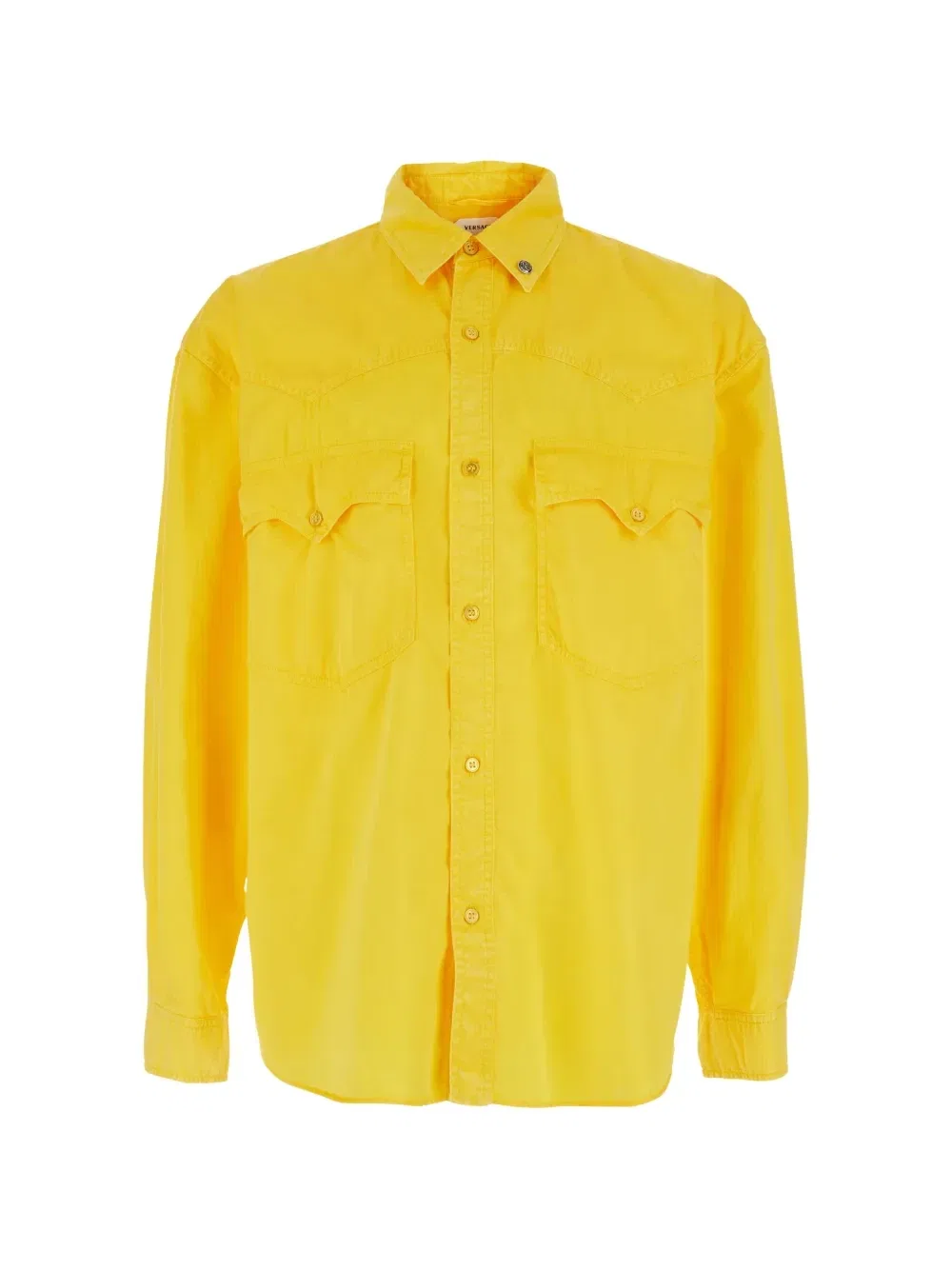 Рубашка в стиле вестерн Medusa VERSACE, желтый