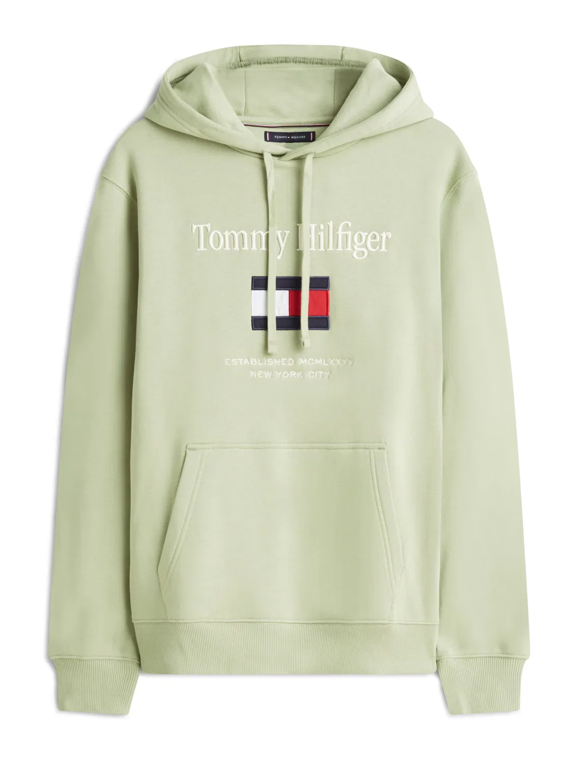Толстовка Tommy Hilfiger светло-зеленого цвета