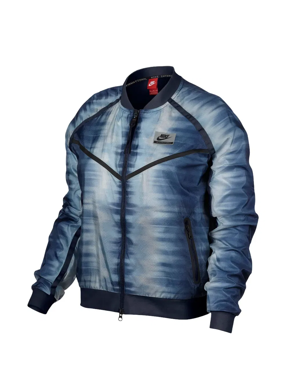 Куртка-бомбер на молнии Nike, синий