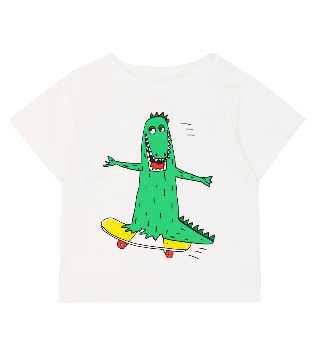 

Футболка из хлопка с принтом для младенцев Stella McCartney Kids, Bianco Ottico