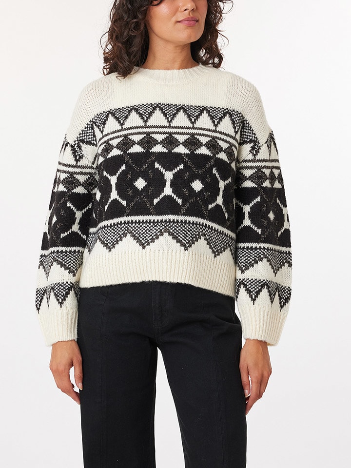 

Пуловер Scotch & Soda Pullover, цвет Creme/Schwarz