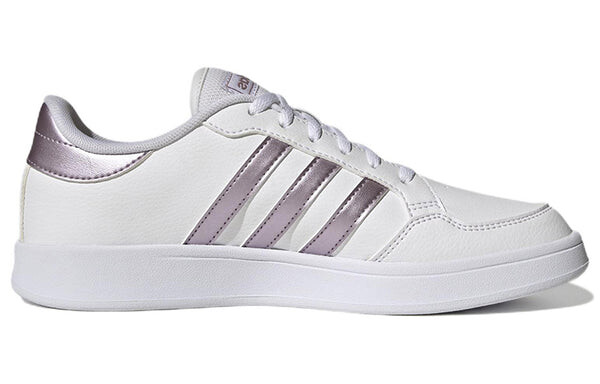 Кроссовки (WMNS) Adidas Breaknet Tennis Shoes 'White Matte Purple Metallic', белый — фото 2