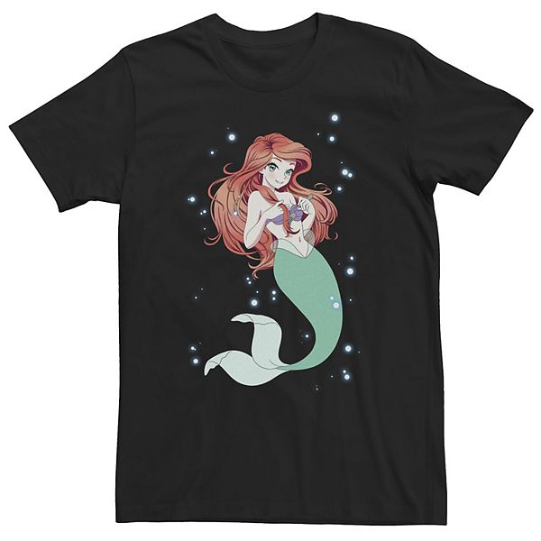 

Футболка Big & Tall Little Mermaid Anime Ariel Disney